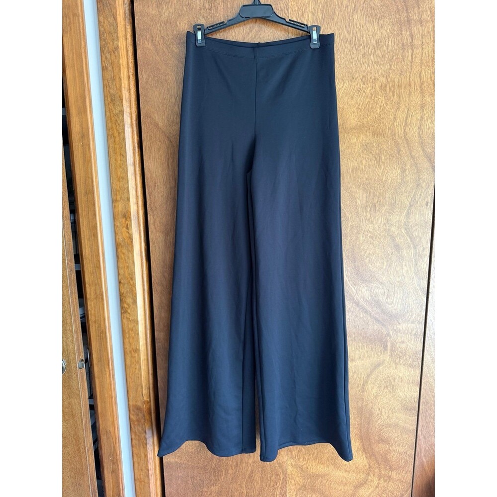 Good American Good Waist Scuba Flare Leg Pants Sz. 3 Black